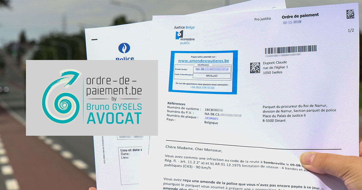 Amendes routieres - Calcul délai 14 jours - Avocat Bruno GYSELS